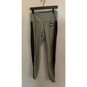 Pink‎ Victoria's Secret Ultimate Leggings Gray Black Criss Cross Medium gym yoga